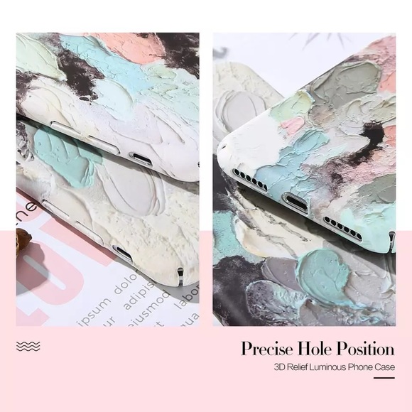 Dye Luminous Phone Case Hard Cover For iPhone X ✨ - Picture 5 of 8